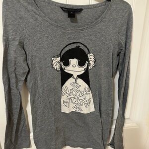 Marc By Marc Jacobs Heather Gray Tee